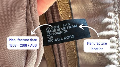 real michael kors bag inside|michael kors bag code checker.